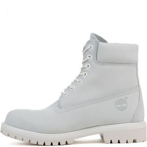 Grey timberland boots